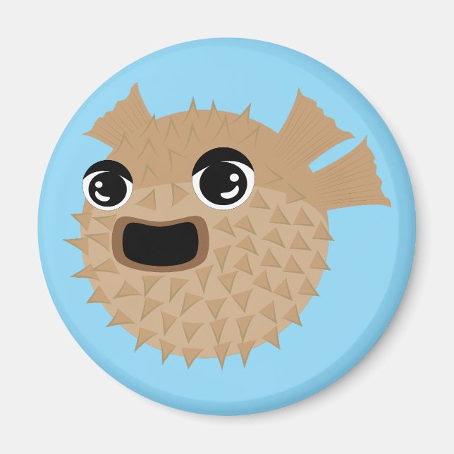 Koglobbfisk Magnet (Framsidan)