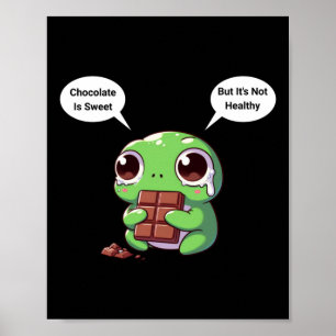 Kognitiv dissonans Frog Sticker Poster