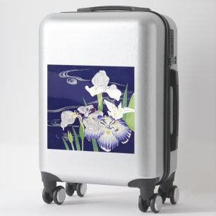 Kogyo Tsukioka Irises,Japansk blomkonst Klistermärken