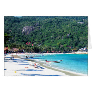 Koh Phangan Island Thailand Hälsningskort