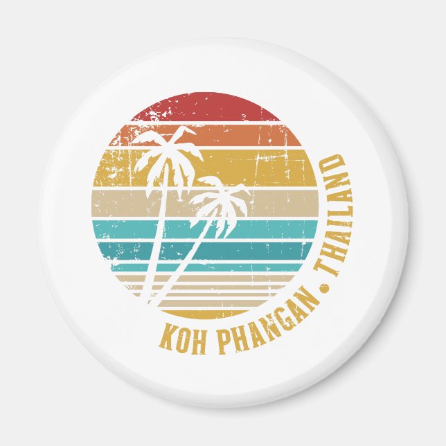 Koh Phangan Thailand Magnet (Framsidan)
