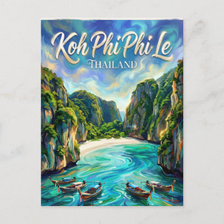 Koh Phi Phi Le Thailand Vykort