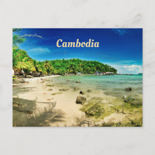 Koh Rong Sanloem Preah Sihanouk Kambodja Vykort