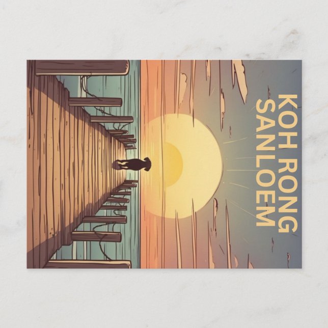 Koh Rong Sanloem Vykort (Framsida)