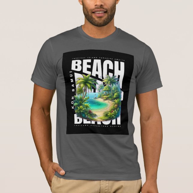 Koh Samui Island Thailand T Shirt (Framsida)