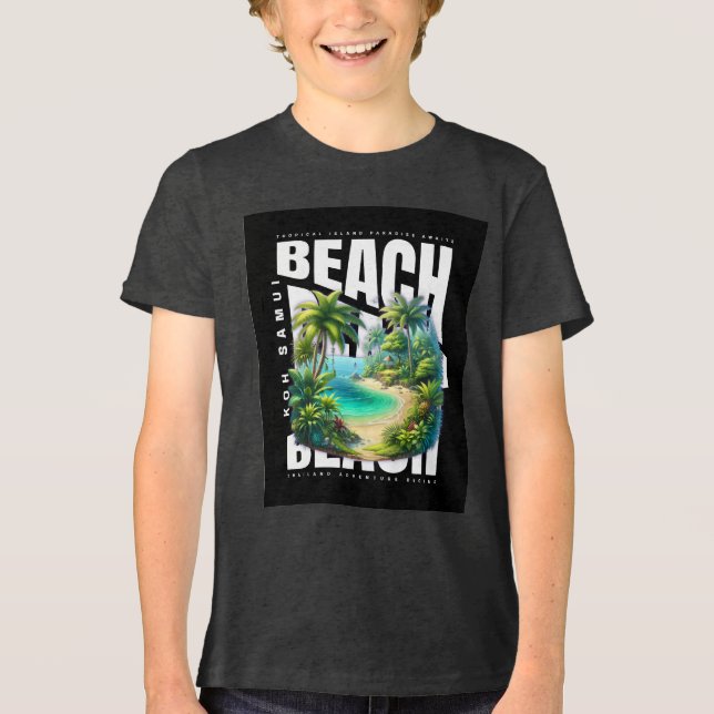 Koh Samui Island Thailand T Shirt (Framsida)