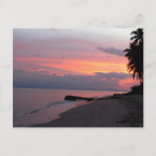 Koh Samui Ocean Sunset i Thailand Vykort