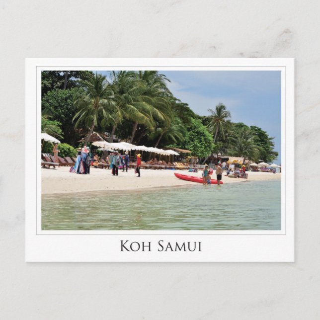 Koh Samui - Thailand Vykort (Framsida)