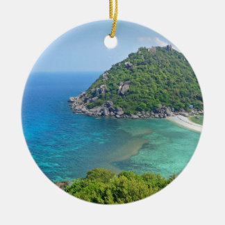 Koh Tao Thailand Julgransprydnad Keramik