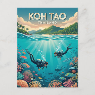 Koh Tao Thailand Vykort