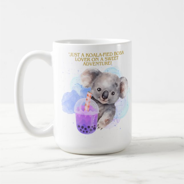 kohala-citat - bara kohala boba äventyr kaffemugg (Vänster)