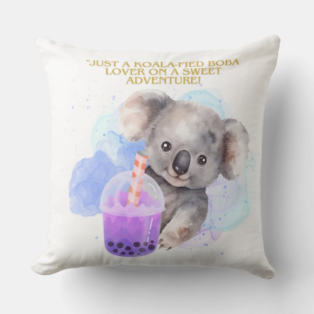 kohala-citat - bara kohala boba äventyr kudde (Framsida)