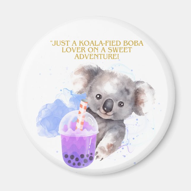 kohala-citat - bara kohala boba äventyr magnet (Framsidan)