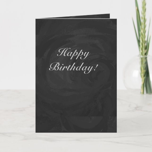 Kohl Black Monogram Personlig Kort (Framsida)