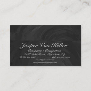 Kohl Black Monogram Personlig Visitkort