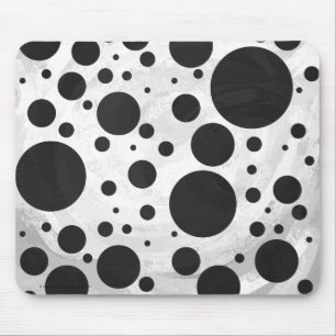 Kohl Black Polka Dot Mönster Musmatta