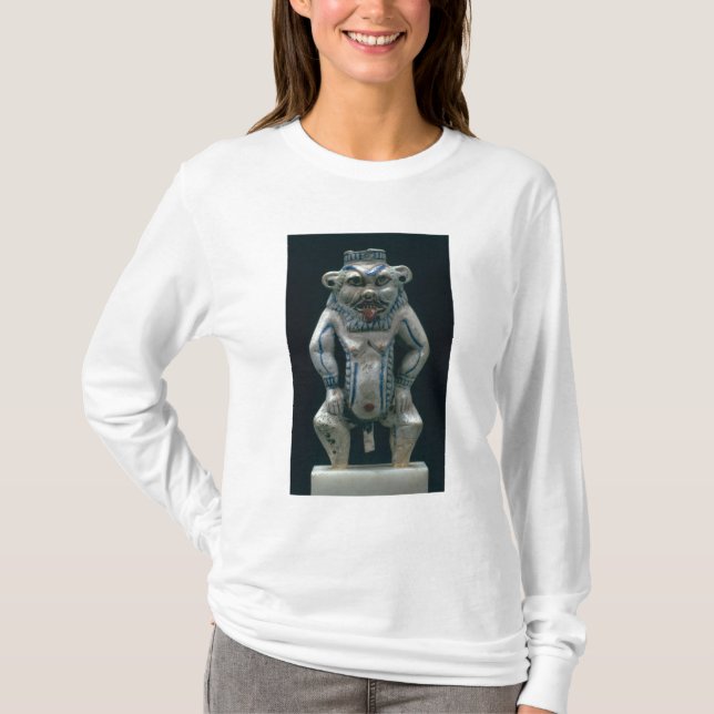 Kohl kruka i form av guden Bes, nytt kungarike, T-shirt (Framsida)
