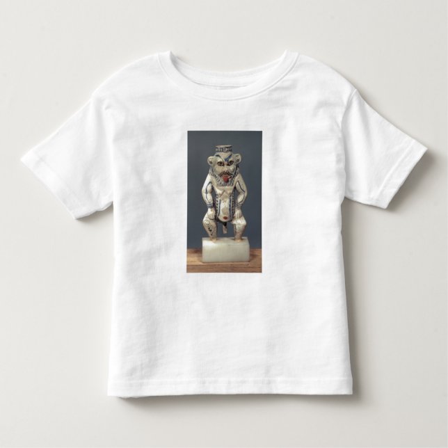 Kohl kruka som visar den egyptiska hushållguden tee shirt (Framsida)