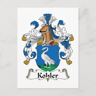 Kohler Family Crest Vykort