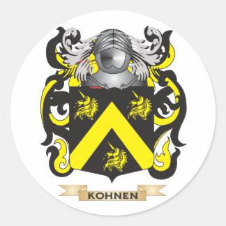 Kohnen Jackar av Arm (Family Crest) Runt Klistermärke