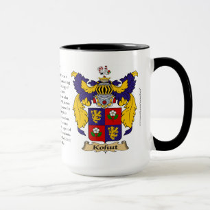Kohut familjvapensköld (England) Mugg