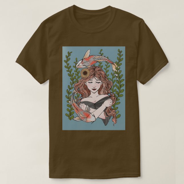 Koi amp under vatten t shirt (Design framsida)