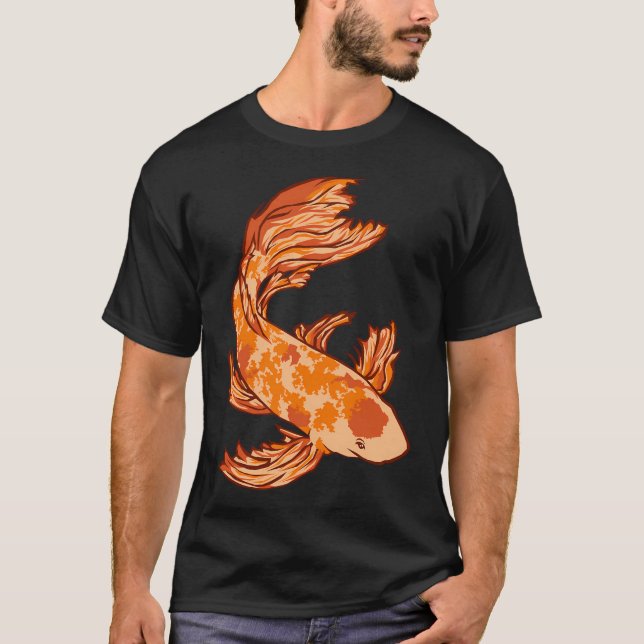 Koi av lågor t shirt (Framsida)