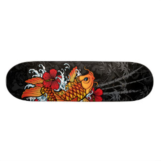 Koi bambu old school skateboard bräda 18 cm
