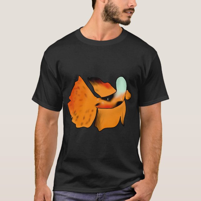 Koi Betta med tealaccenter T Shirt (Framsida)
