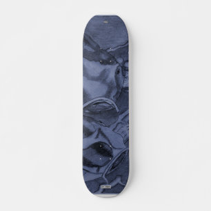 Koi (blå) skateboard bräda 19,5 cm