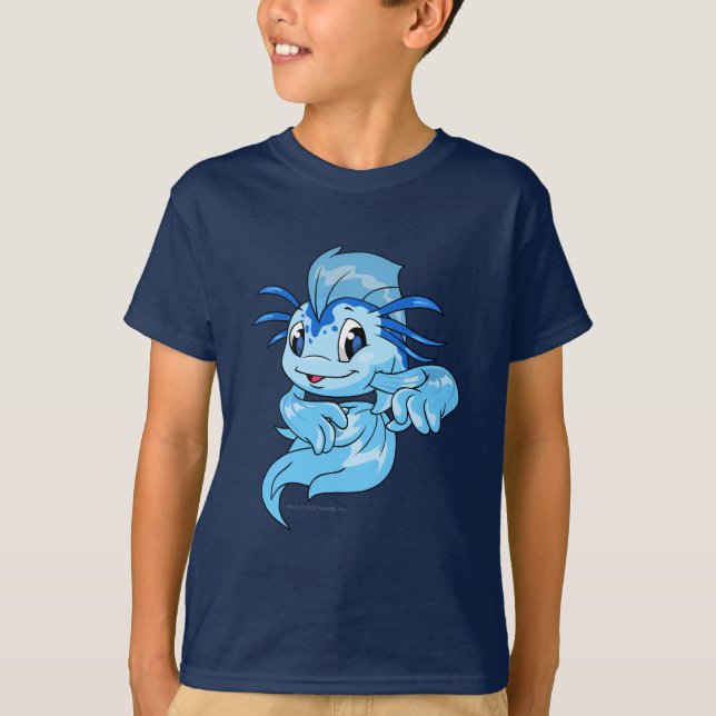 Koi blått t shirt (Framsida)