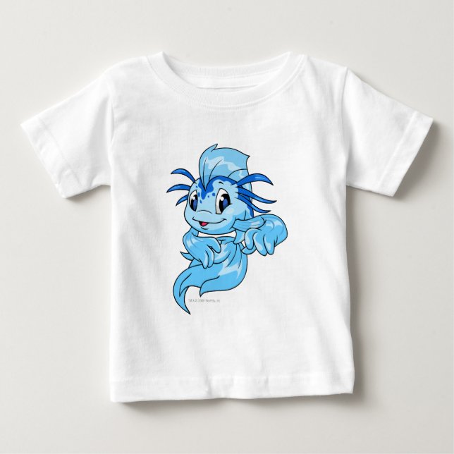 Koi blått tee shirt (Framsida)
