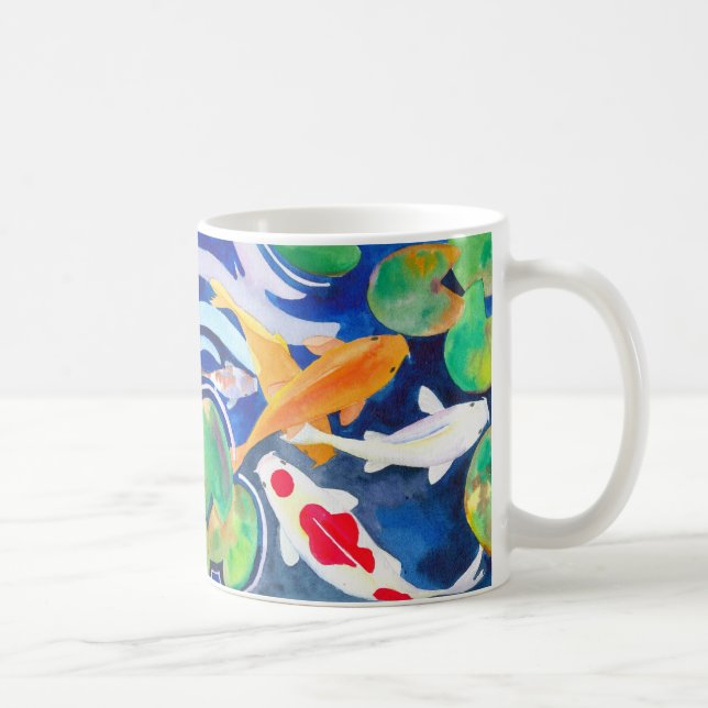 Koi Carp det Kaffemugg (Höger)