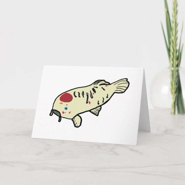 Koi Carp Helgkort (Framsida)