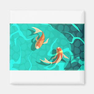 koi-carp-japanesisk-symbol-tur-förmögenhet-r magnet