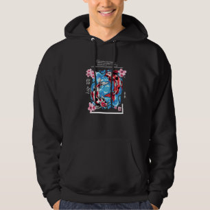Koi Carp Japansk fisk Hoodie