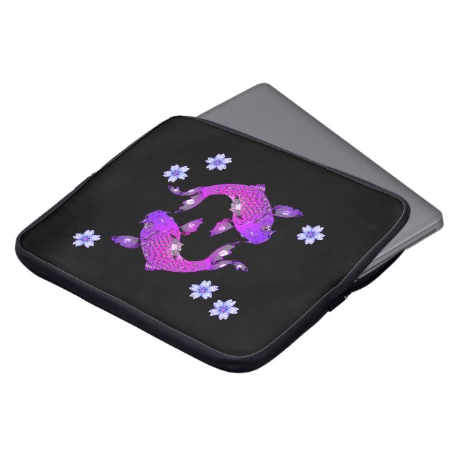 Koi carp laptop fodral (Framsida topp)