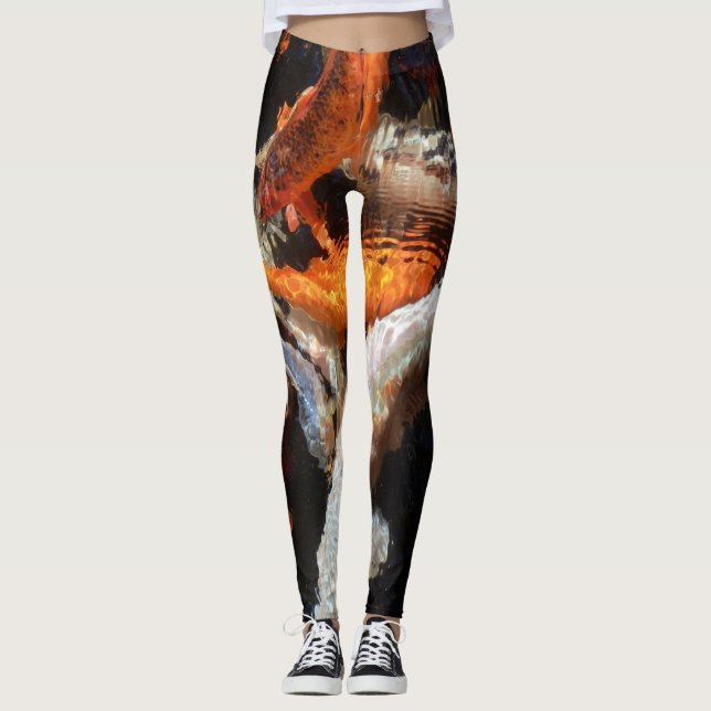 Koi Carp Leggings (Framsida)