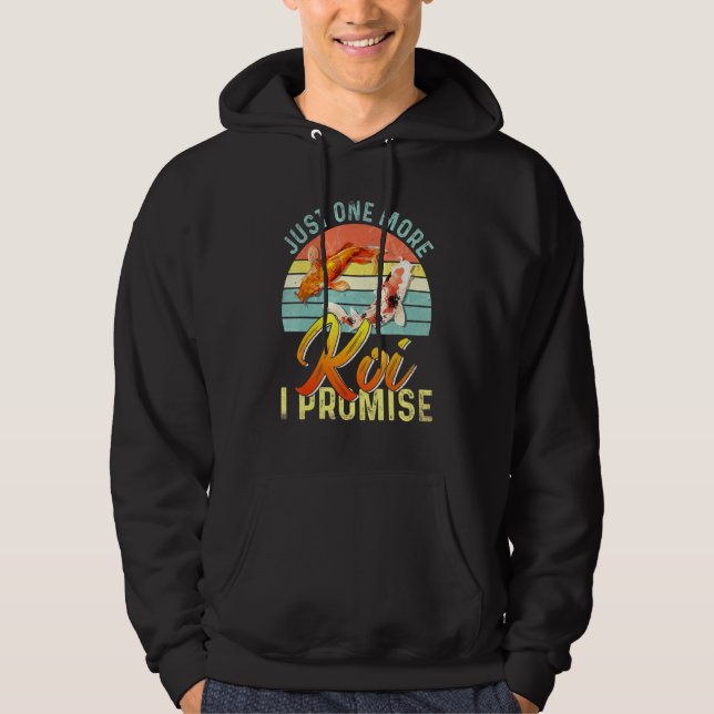 Koi Carp - Nishikigoi Japan Pond Japansk fisk Hoodie (Framsida)