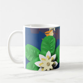 Koi Carp och Lotus Flowers Kaffemugg