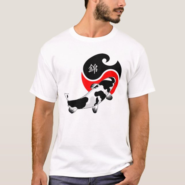 KOI-Carpfisk - Nishikigoi Kumonryu T-tröja T Shirt (Framsida)