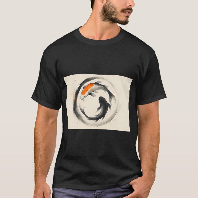 Koi-cirkel T Shirt (Framsida)