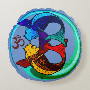 Koi Compassion Rund Kudde