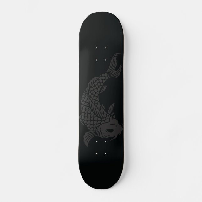 Koi däck old school skateboard bräda 21,6 cm (Framsida)