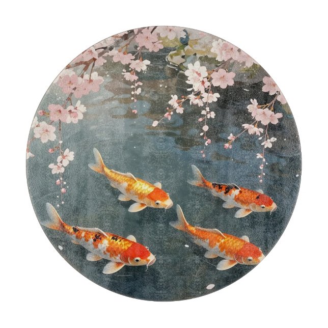 Koi-damm Körsbärsblom Serenitet (Framsidan)