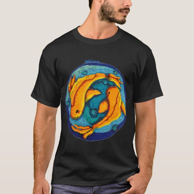 Koi-damm T Shirt (Framsida)