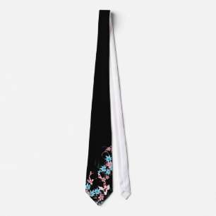 Koi damm - vår - japansk designTie Slips