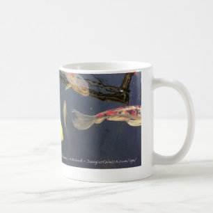 Koi dammmugg från en trädgårdsmästare kaffemugg
