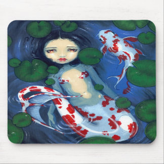 "Koi dammsjöjungfru" Mousepad Musmatta