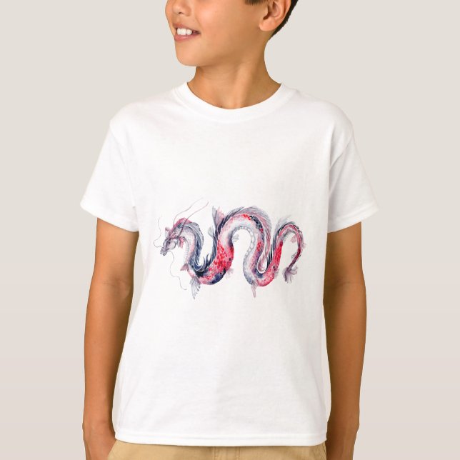 Koi Dragon T Shirt (Framsida)